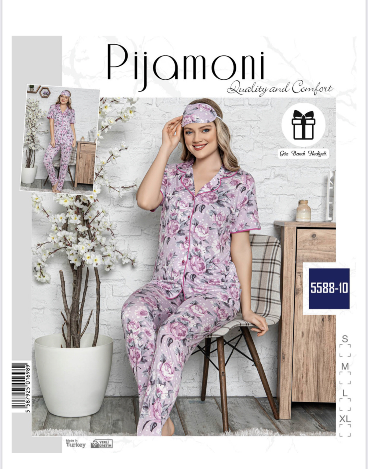 Женская пижама Pijamoni 5588-10