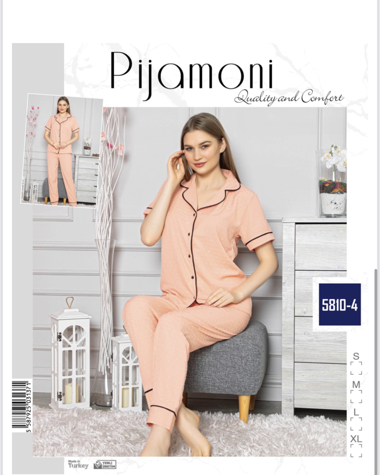 Женская пижама Pijamoni 5810-4