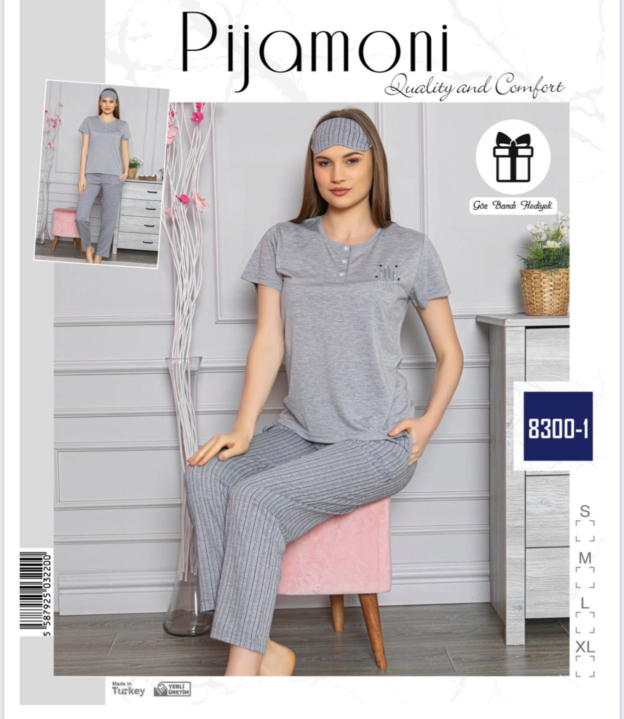 Женская пижама Pijamoni 8300-1